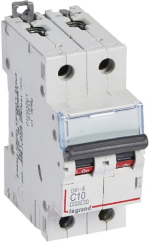 Выключатель автоматический Legrand DX3-E 6000 2п 10А C 6кА картинка